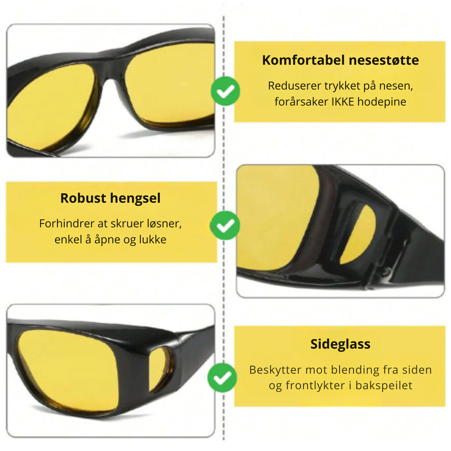 SafeOptics™ kjørebriller